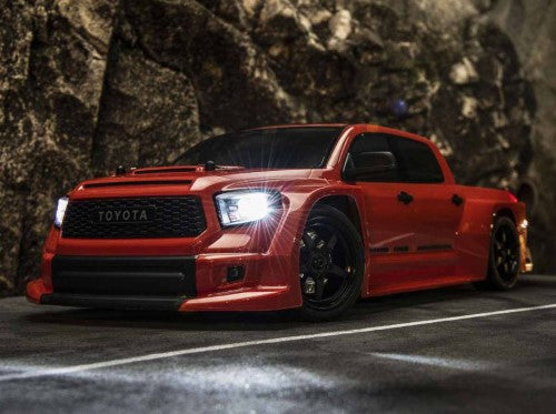 Kyosho EP RS FzrMk2L Tundra RC car showcasing unique body design, over fenders, and advanced performance features for enthusiasts.
