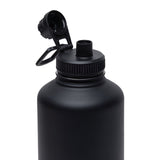 Large insulated flask with detachable pet bowl, double-walled stainless steel, keeps drinks hot for 12 hours, cold for 48.