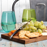 Ergonomic 23cm Fetta Cheese Knife with stainless steel blade and black handle, ideal for serving soft cheeses.