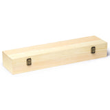 Premium 20-inch stainless steel BBQ tongs with rosewood handles, beautifully presented in a natural pine box.
