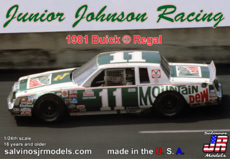Detailed 1/24 scale model kit of the iconic 1981 Buick driven by Darrell Waltrip, perfect for collectors and hobbyists.