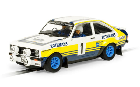 Slot Car Accessories - Rally Escort Mk2 #1 model showcasing authentic 1979 Acropolis Rally livery, perfect for racing and display.