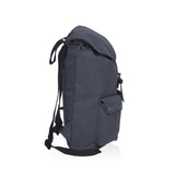 Stylish smpli Stomp Backpack in durable fabric, featuring a padded laptop compartment and adjustable straps for comfort.