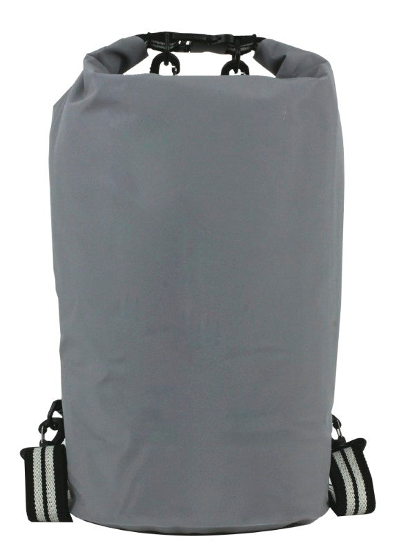 Trekk Waterproof Cooler Backpack in durable PVC, 15L capacity, insulated, waterproof, with adjustable straps and roll-top closure.