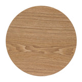 Elegant Epicure 6 pcs placemat set with oak veneer finish, features unique wood grain and stylish serving tray base.