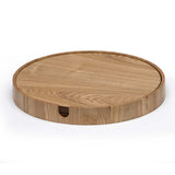 Elegant Epicure 6 pcs Placemat Set with unique oak veneer, stylish serving tray base, and convenient storage for sophisticated dining.