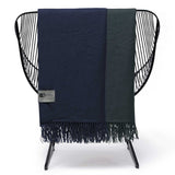 Luxurious Mt Lodge Merino Blanket Throw in herringbone weave, 100% wool, perfect for cozying up or stylish decor.
