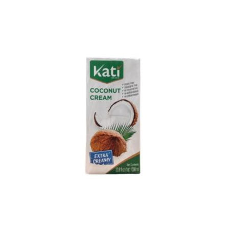 Kati Coconut Cream Thick - 1L pack, dairy-free, perfect for creamy sauces, curries, cakes, and vegan desserts.