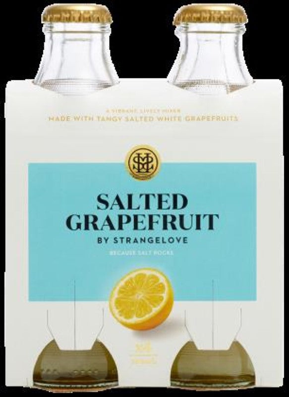 Drink Tonic Water Salted Grapefruit 180ml - StrangeLove - 6X4PK