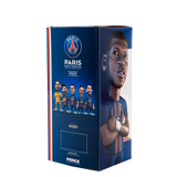 5-inch vinyl figurine of Kylian Mbappé, showcasing hyper-stylized details, perfect for collectors and football fans.