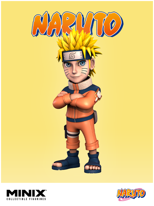 Intricate MINIX NARUTO figurine depicting Naruto Uzumaki, perfect for anime collectors and fans of the series.