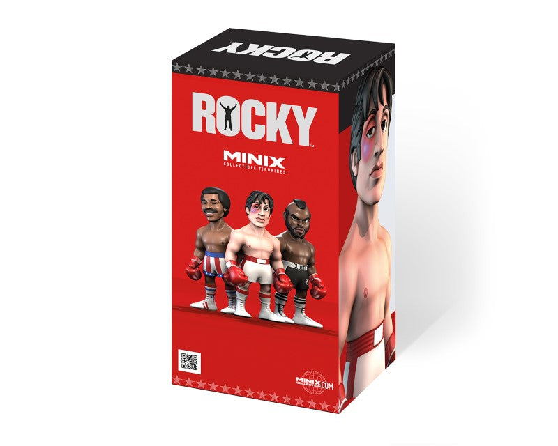 MINIX ROCKY collectible figurine celebrating Rocky Balboa's legacy, detailed likeness to Sylvester Stallone, perfect for display.