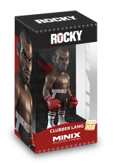 Collectible MINIX figurine of Clubber Lang, showcasing vibrant colors and intricate details of Mr. T's iconic character.