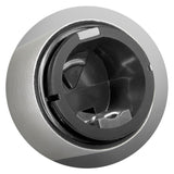 Set of 10 silver automatic bottle openers in stainless steel with a brushed finish for effortless cap removal.