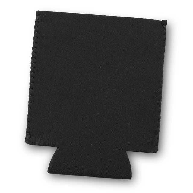 Set of 50 Bergen Black Stubby Coolers in sleek neoprene, designed to keep your drinks chilled and hands dry at events.