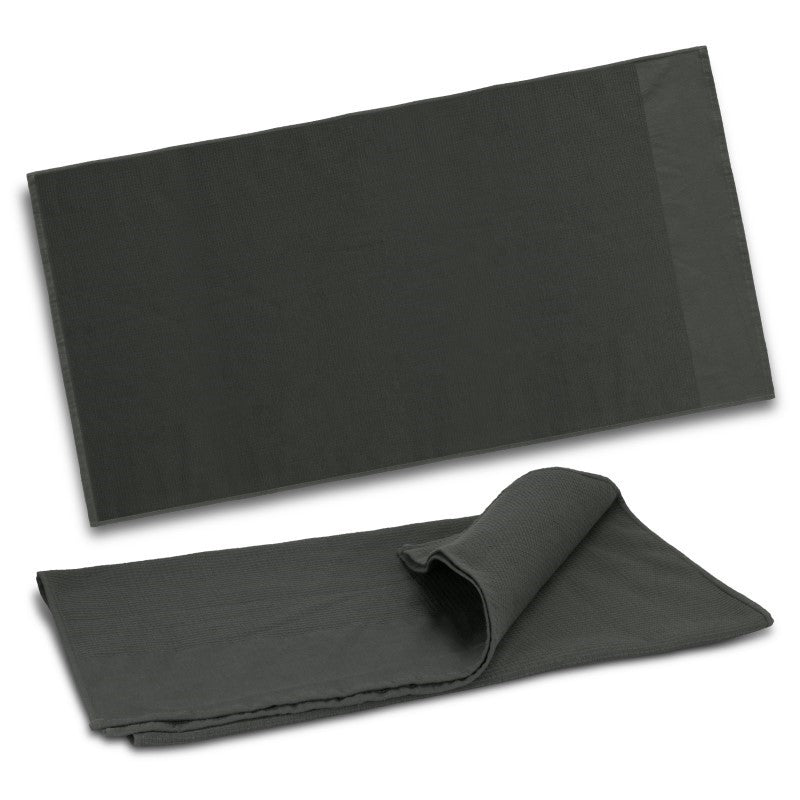 Charcoal Waffle Towel - Rochester, 500GSM cotton, stylish design, ultra-absorbent, soft and breathable for luxury bathing.