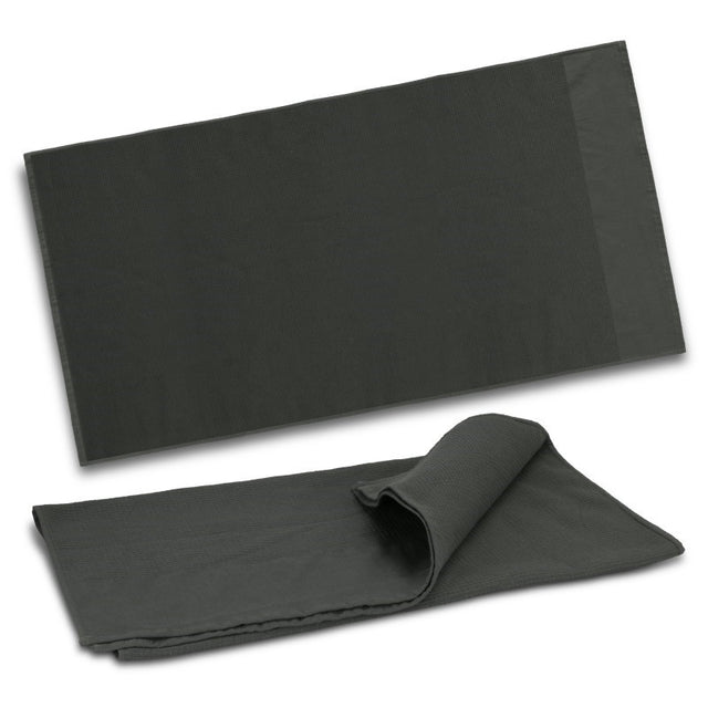 Charcoal Waffle Towel - Rochester, 500GSM cotton, stylish design, ultra-absorbent, soft and breathable for luxury bathing.