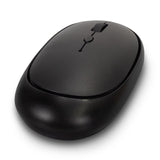Compact wireless travel mouse in sleek black, featuring 4 buttons, adjustable DPI, and a reliable 10m range for on-the-go productivity.