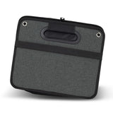 Heather Grey trunk organiser with 40L capacity, three compartments, and durable 600D polyester for a clutter-free vehicle.