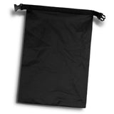 Set of 10 lightweight black waterproof dry bags, 4.6L capacity, durable Nylon ripstop for outdoor gear protection.