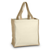 Eco-friendly Tote Bag - Horus Natural set of 10, made from cotton and jute, featuring durable handles and 15L capacity.