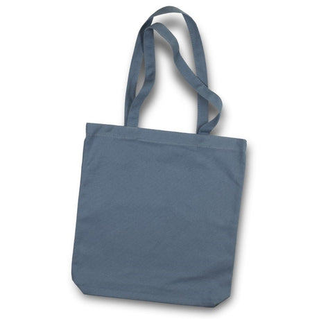 Set of 5 petrol blue canvas tote bags, eco-friendly, durable, 11L capacity, perfect for shopping and daily use.