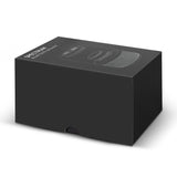 Luminous black Bluetooth speaker with 8W output, four light modes, and hands-free calling for immersive audio experiences.