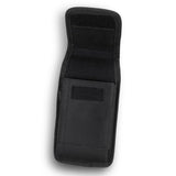 Set of 5 Knight Black phone pouches, designed for devices up to 6.8", made from durable 800D polyester with secure closures.