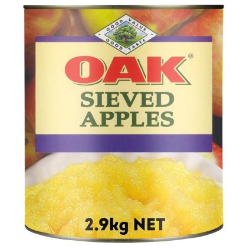 Sieved Solidpak Apples (OAK) - 3KG, perfect for baking, sauces, and breakfast dishes, sourced from China for quality.