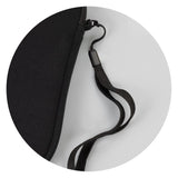 Set of 10 black neoprene phone sleeves with double-zipper, wrist strap, and padded protection for devices up to 6.8 inches.