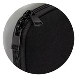 Set of 10 sleek black neoprene phone sleeves, lightweight, water-resistant, with double-zipper and wrist strap for secure storage.