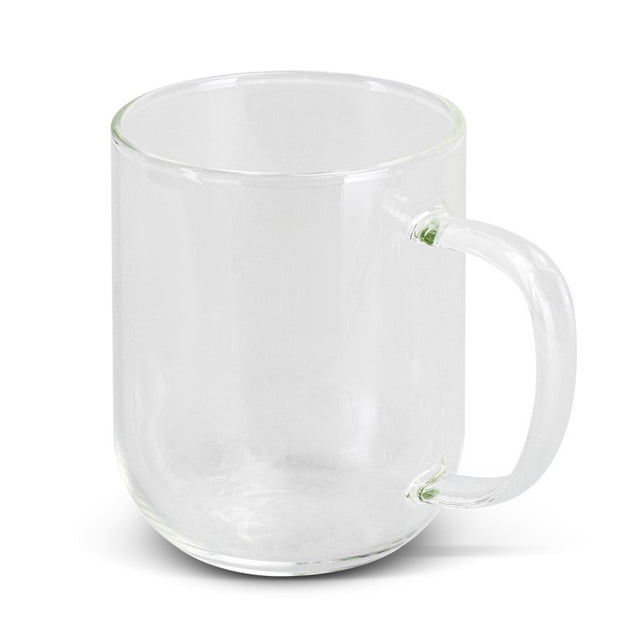 Elegant set of 10 lightweight borosilicate glass mugs, 350ml each, perfect for hot beverages and beautifully gift-boxed.