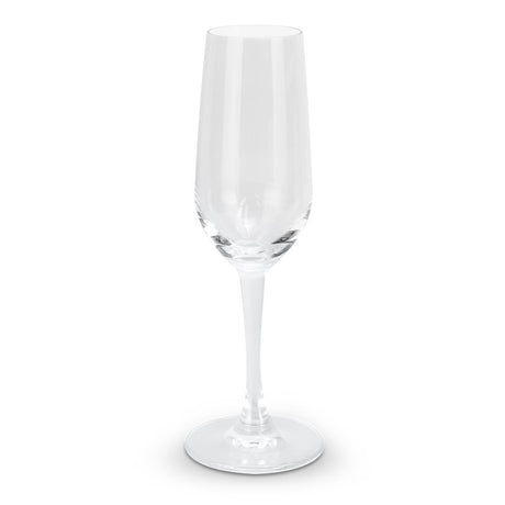 Elegant set of 10 Bormioli Rocco champagne flutes, crafted in Italy from toughened glass for stylish celebrations.