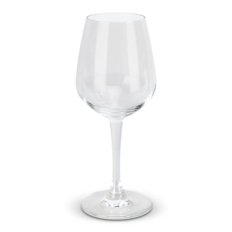 Set of 10 elegant 315ml wine glasses, crafted from clear glass, perfect for enhancing your wine experience.