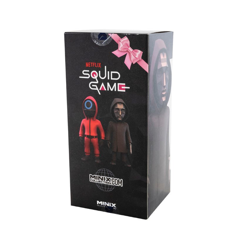 Collectible MINIX figurine of the Squid Game Front Man, showcasing detailed design and iconic features from the series.