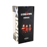 Collectible figurine of Berlin from Money Heist, showcasing detailed likeness and stylish demeanor, perfect for fans and collectors.