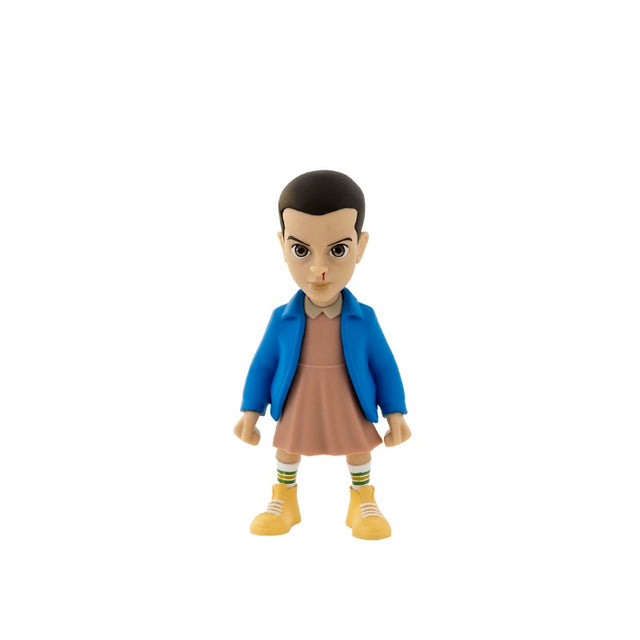 Collectible figurine of Eleven from Stranger Things, featuring intricate details and artistic likeness to Millie Bobby Brown.