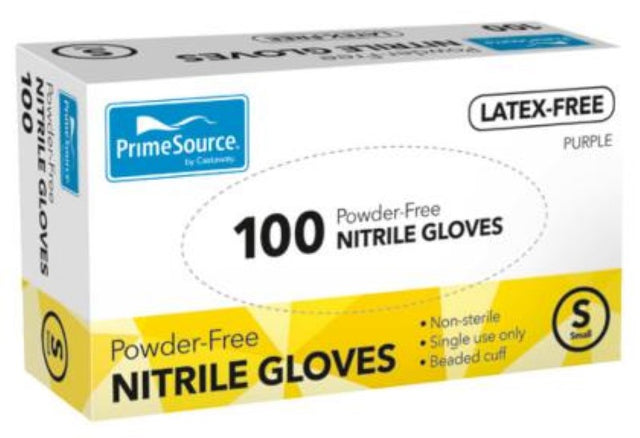 Clear powder-free small gloves in a 500-pack, ideal for workplace safety and hygiene.