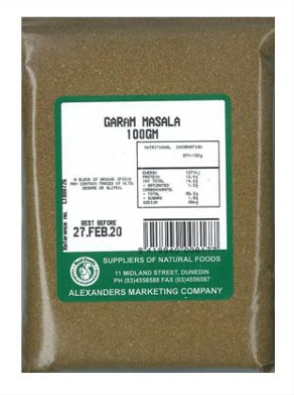 Aromatic 500g Garam Masala blend of coriander, cumin, and cardamom, perfect for enhancing Indian dishes and curries.