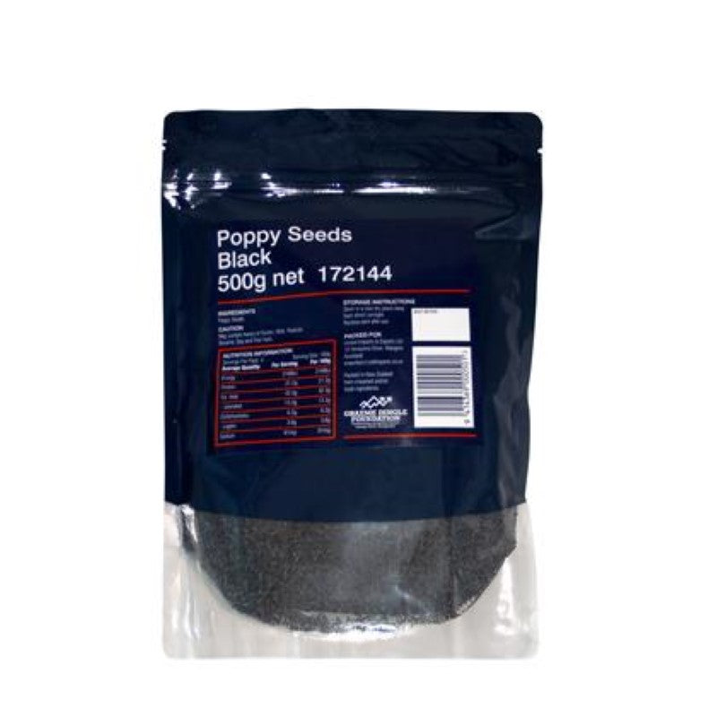 Black Poppy Seeds - Smart Choice, premium quality 500g pack, perfect for adding crunch and nutty flavor to dishes.