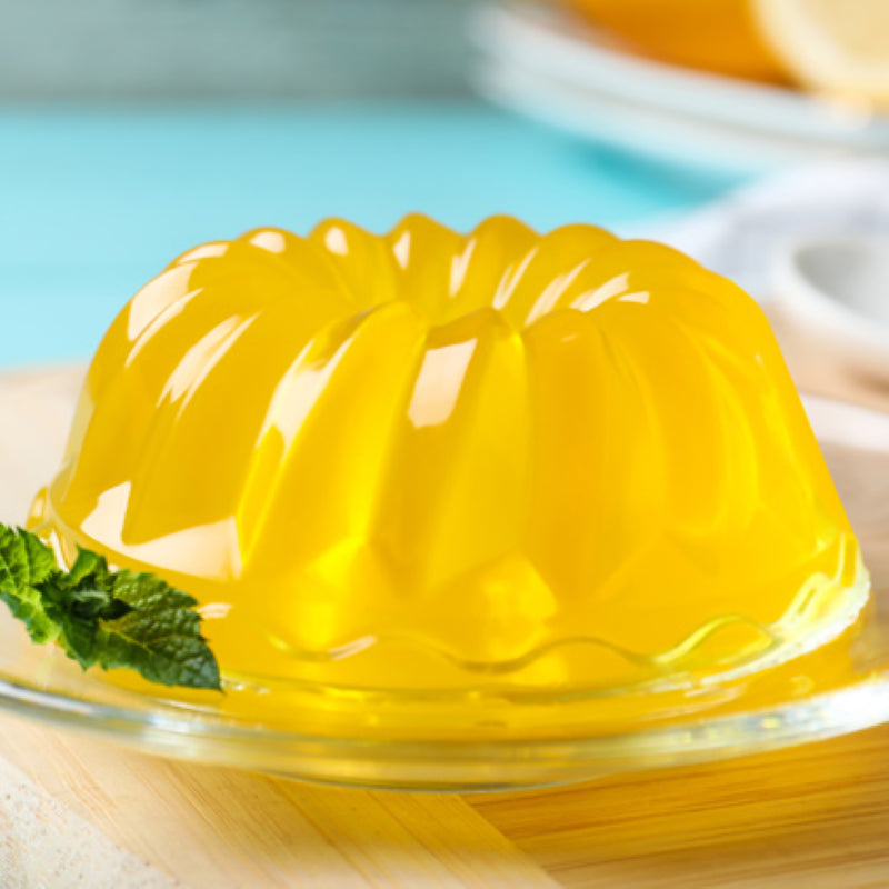 Lemon Jelly Crystals in a 2KG pack, perfect for zesty desserts, sourced from New Zealand for quality and flavor.