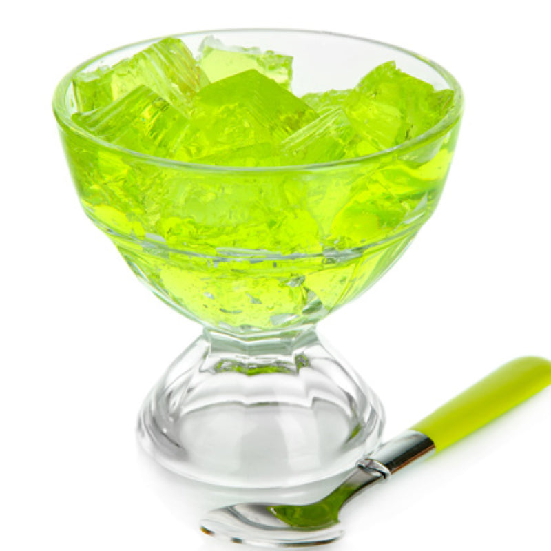 Lime-flavored Jelly Crystals in a 2KG pack, perfect for desserts and gatherings, made with quality ingredients from New Zealand.