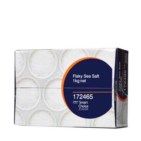 Premium 1KG pack of flaky NZ Marlborough salt, perfect for enhancing flavors in cooking and seasoning.