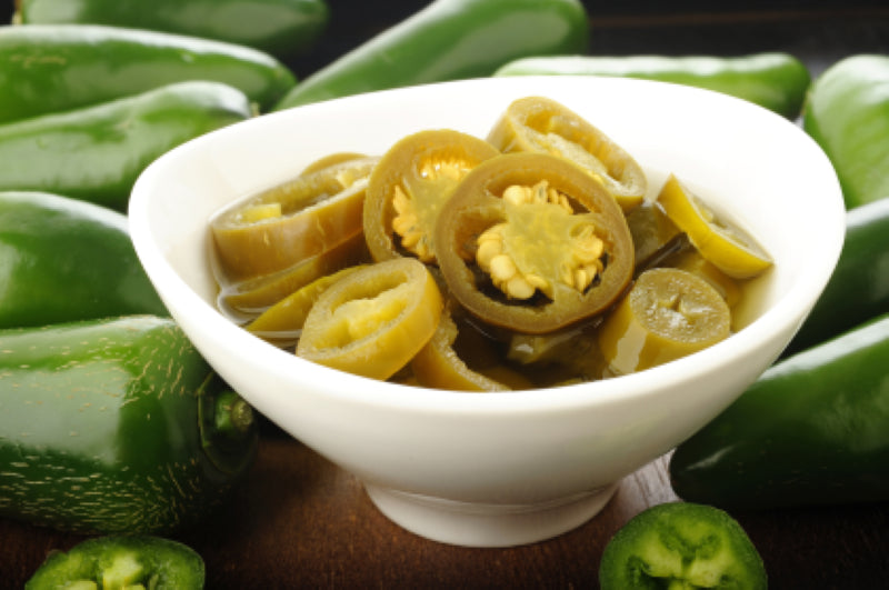 Sliced jalapeno peppers in a 3kg pack, perfect for adding spicy flavor to salsas, nachos, and tacos.