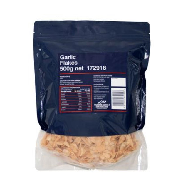 Smart Choice Garlic Flakes 500G pack, offering convenience and rich flavor for soups, marinades, and roasted dishes.