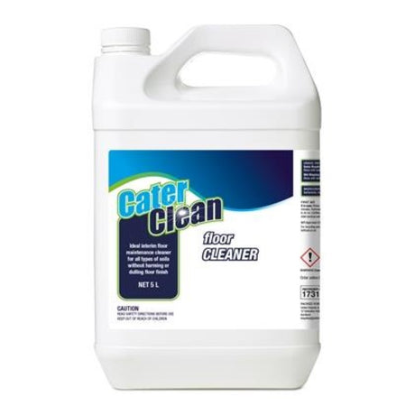Clear green neutral detergent in a 5L pack for effective floor cleaning, safe for all hard surfaces; made in New Zealand.