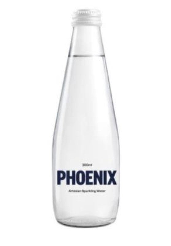 Refreshing Phoenix Organic Sparkling Water, 15X300ML, sourced from New Zealand springs for a bubbly and pure hydration experience.