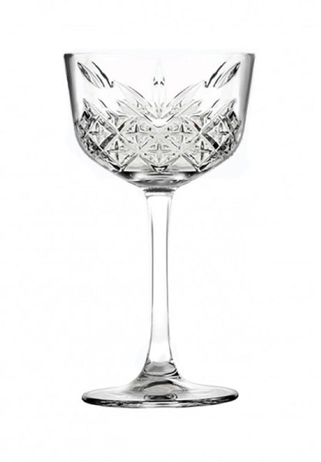 Elegant Pasabahce Timeless Nick & Nora 160ml glasses, pack of 6, perfect for stylish entertaining and cocktails.