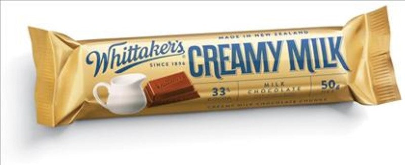 Chocolate Bar Chunks Creamy Milk - Whittaker's - 36PC