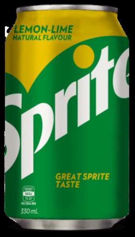 Sprite 24-pack cans, 330ml each, offering zesty lemon-lime flavor for refreshing moments and gatherings.